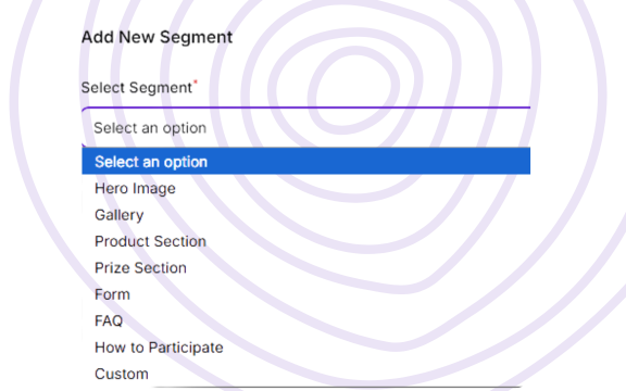 Customize your landing page
