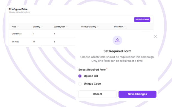 Set your rewards and rules